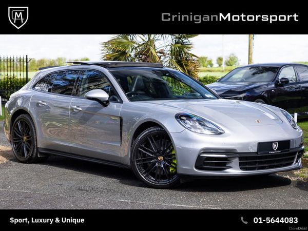 Porsche Panamera Estate, Petrol Plug-in Hybrid, 2017, Silver