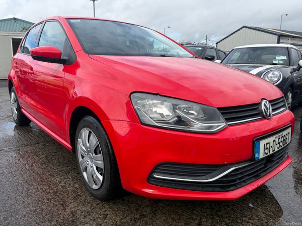 Volkswagen Polo Hatchback, Petrol, 2015, Red