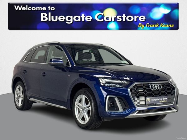 Audi Q5 Estate, Petrol Plug-in Hybrid, 2024, Blue