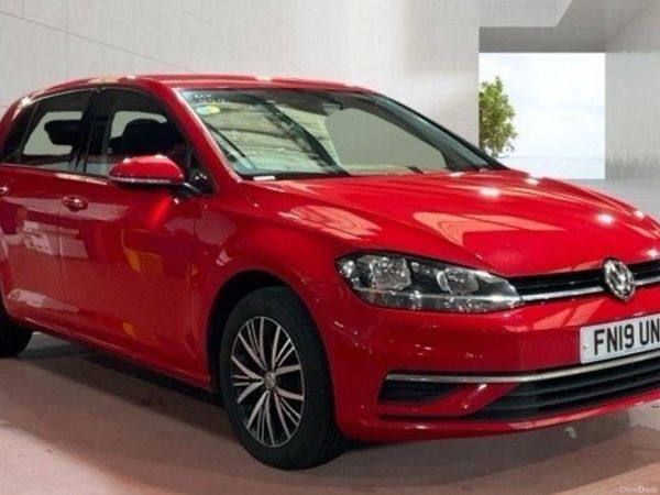 Volkswagen Golf Hatchback, Petrol, 2019, Red
