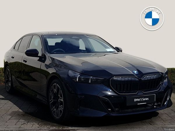 BMW 5-Series Saloon, Petrol Plug-in Hybrid, 2026, Black