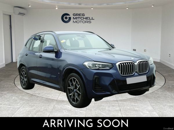 BMW X3 SUV, Petrol Hybrid, 2023, Blue