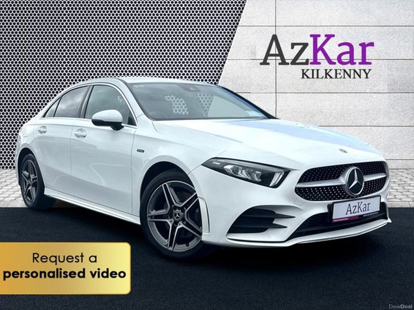 Mercedes-Benz A-Class Saloon, Petrol Plug-in Hybrid, 2021, White