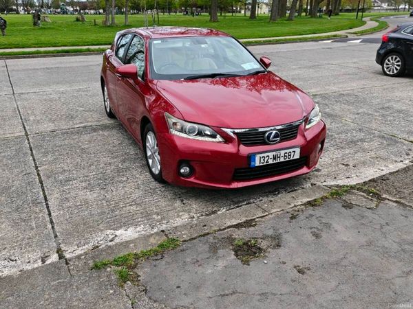 Lexus CT Hatchback, Petrol Hybrid, 2013, Red