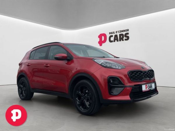 Kia Sportage MPV, Diesel Hybrid, 2021, Red
