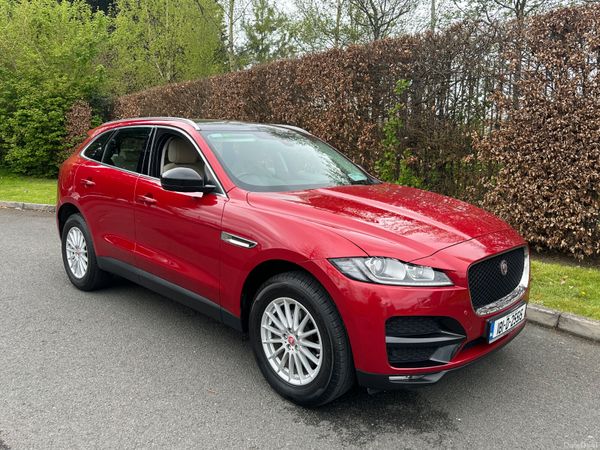 Jaguar F-Pace SUV, Diesel, 2018, Red