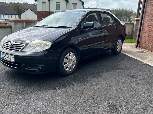 Toyota Corolla Saloon, Petrol, 2006, Black