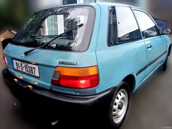 Toyota Starlet Hatchback, Petrol, 1991, Blue