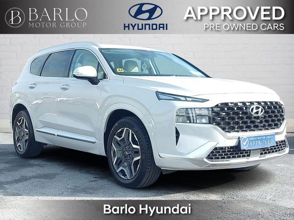 Hyundai Santa Fe SUV, Petrol Plug-in Hybrid, 2022, White
