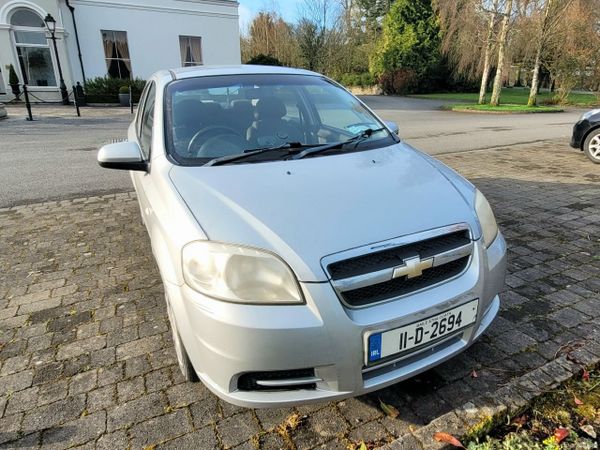 Chevrolet Aveo Saloon, Petrol, 2011, Silver