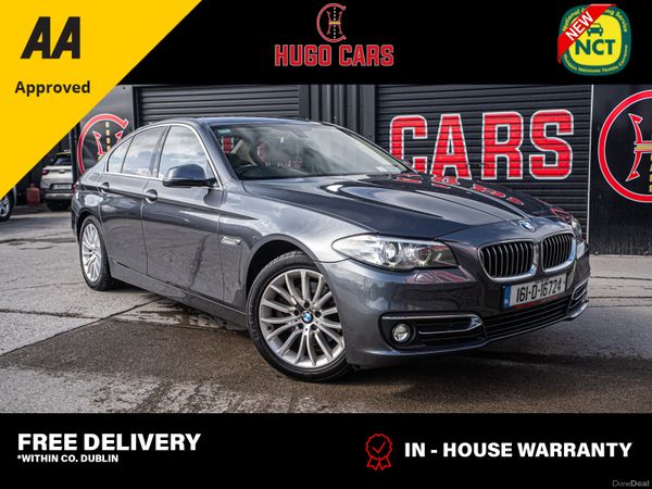 BMW 5-Series Saloon, Diesel, 2016, Grey
