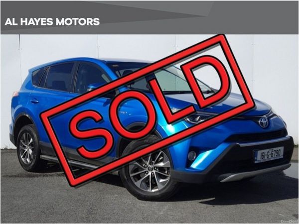 Toyota RAV4 SUV, Petrol Hybrid, 2016, Blue