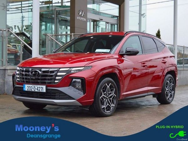 Hyundai Tucson SUV, Petrol Plug-in Hybrid, 2023, Red