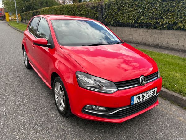 Volkswagen Polo Hatchback, Petrol, 2017, Red