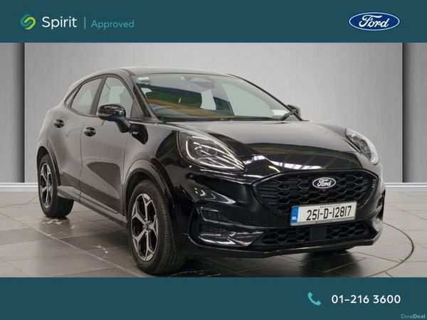 Ford Puma MPV, Petrol Hybrid, 2025, Black