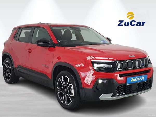 Jeep Avenger SUV, Electric, 2024, Red