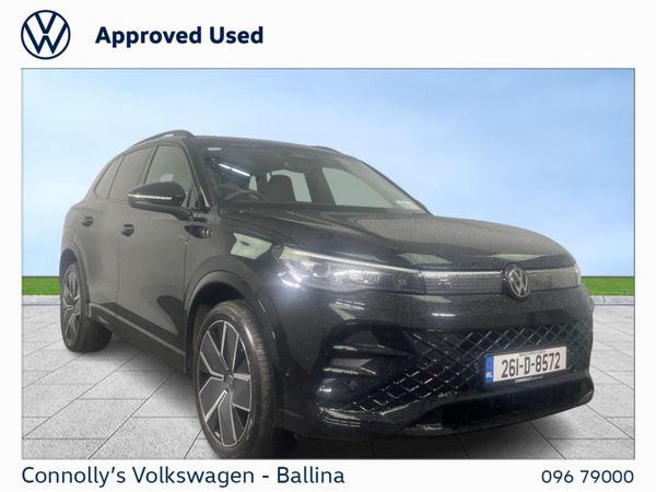 Volkswagen Tiguan SUV, Petrol Plug-in Hybrid, 2026, Black