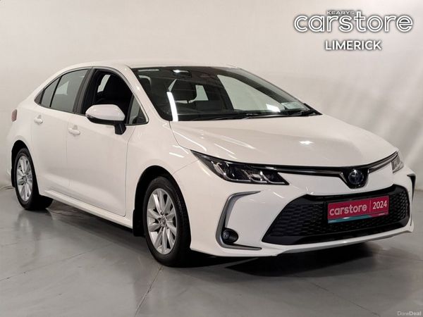 Toyota Corolla Saloon, Petrol Hybrid, 2024, White