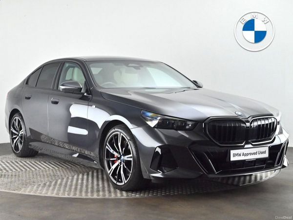 BMW 5-Series Saloon, Petrol Plug-in Hybrid, 2024, Grey
