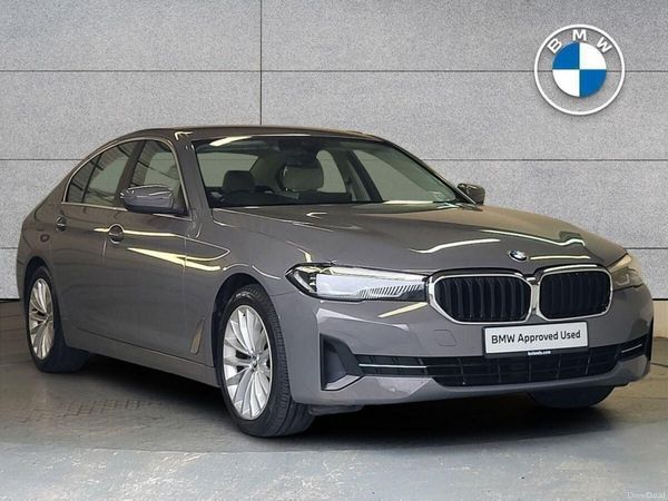 BMW 5-Series Saloon, Diesel Hybrid, 2022, Grey