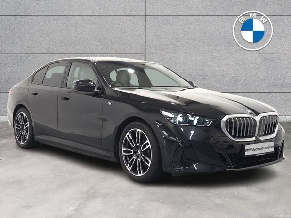 BMW 5-Series Saloon, Petrol Plug-in Hybrid, 2025, Black