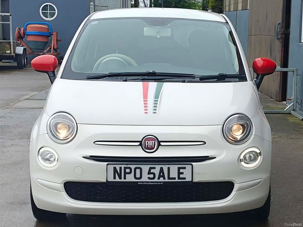 Fiat 500 Hatchback, Petrol, 2017, White