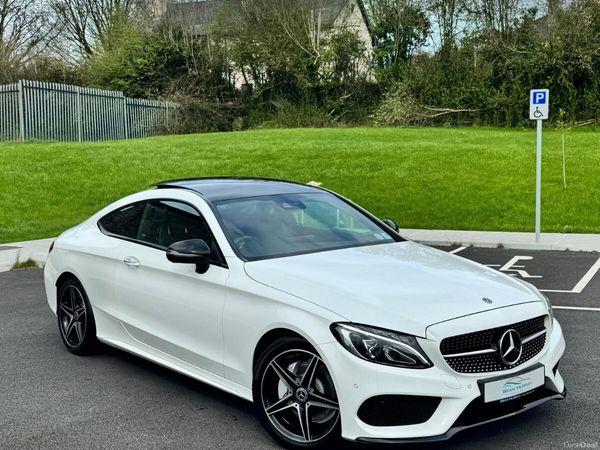 Mercedes-Benz C-Class Coupe, Diesel, 2017, White