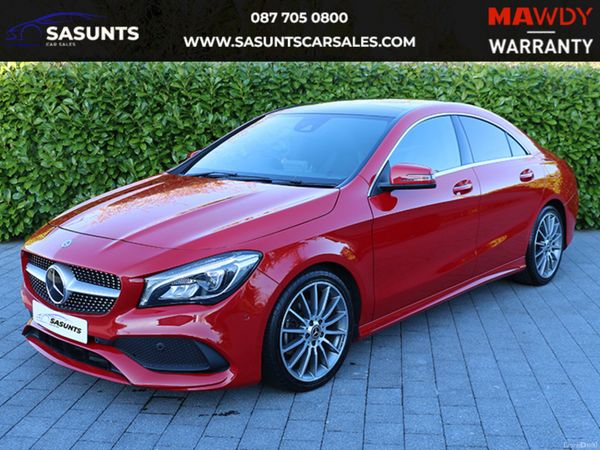 Mercedes-Benz CLA Saloon, Petrol, 2018, Red
