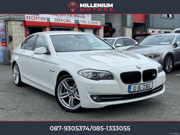 BMW 5-Series Saloon, Diesel, 2012, White