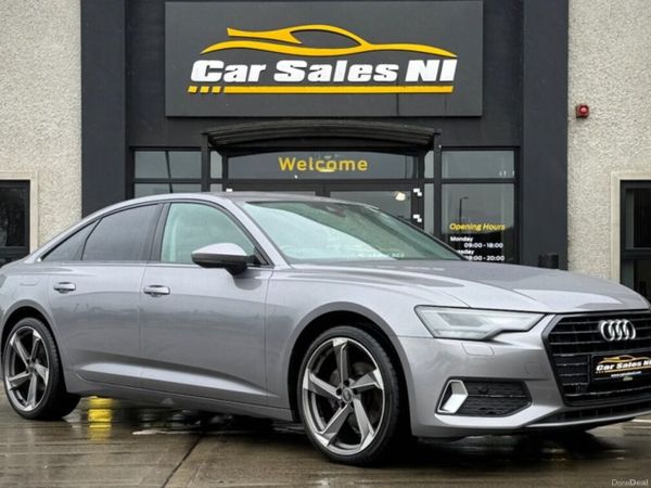 Audi A6 Saloon, Diesel Hybrid, 2020, Grey
