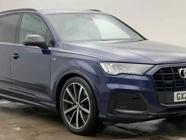 Audi Q7 SUV, Diesel Hybrid, 2022, Blue