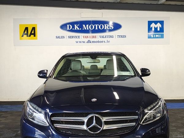 Mercedes-Benz C-Class Saloon, Diesel, 2017, Blue