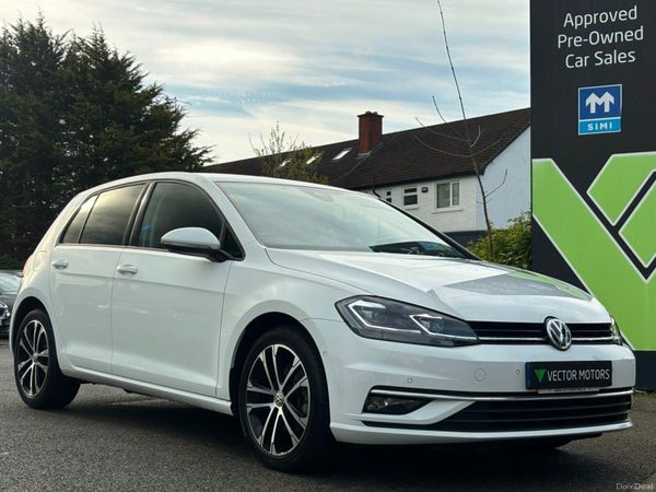 Volkswagen Golf Hatchback, Petrol, 2019, White