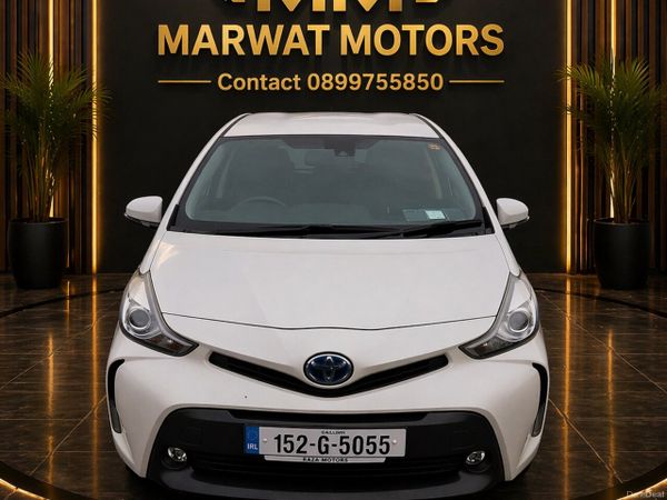 Toyota Prius MPV, Petrol Hybrid, 2015, White
