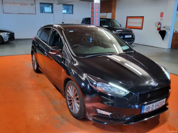 Ford Focus Hatchback, Petrol, 2018, Black