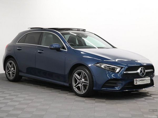 Mercedes-Benz A-Class Hatchback, Petrol Hybrid, 2021, Blue