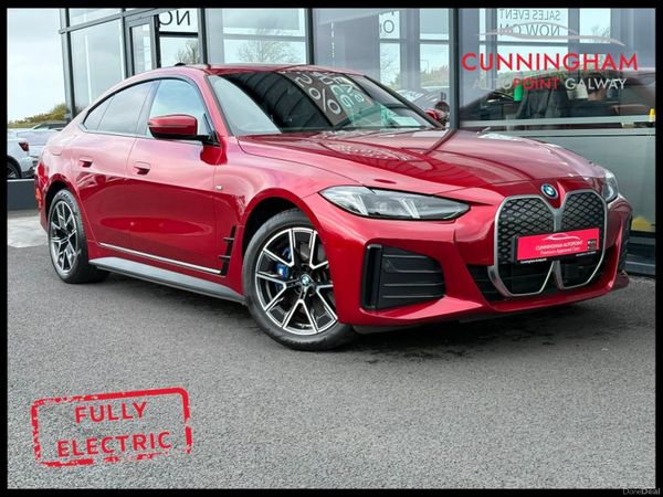 BMW i4 Coupe, Electric, 2024, Red