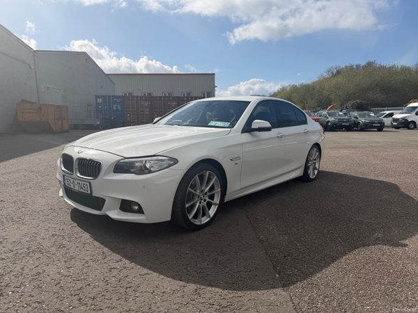 BMW 5-Series Saloon, Diesel, 2015, White