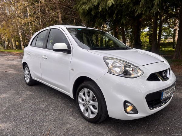 Nissan Micra Hatchback, Petrol, 2017, White