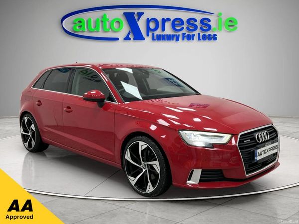 Audi A3 Hatchback, Petrol, 2017, Red