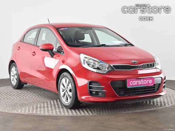 Kia Rio Hatchback, Petrol, 2017, Red