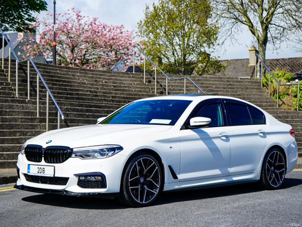 BMW 5-Series Saloon, Diesel, 2018, White