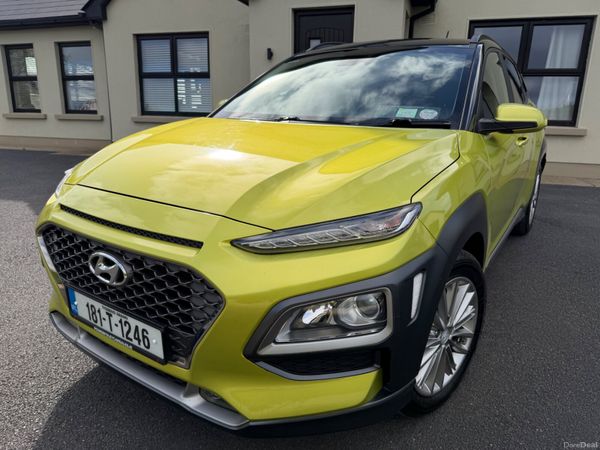 Hyundai KONA MPV, Petrol, 2018, Green