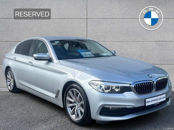 BMW 5-Series Saloon, Diesel, 2019, Silver
