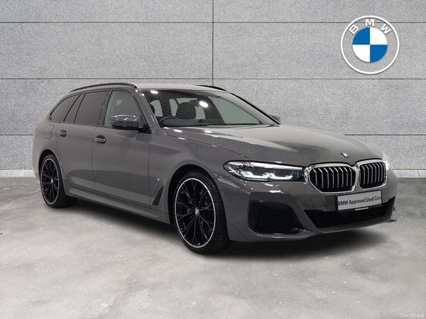 BMW 5-Series Estate, Petrol Plug-in Hybrid, 2021, Grey