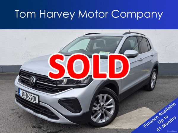 Volkswagen T-Cross SUV, Petrol, 2025, Silver