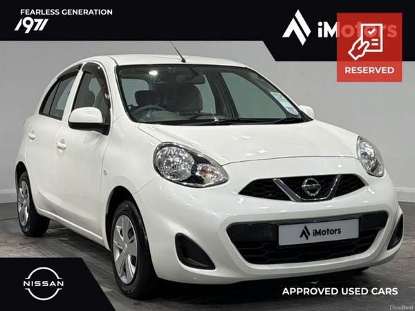 Nissan March Hatchback, Petrol, 2016, White