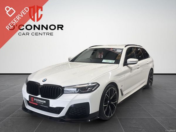 BMW 5-Series Estate, Diesel, 2022, White