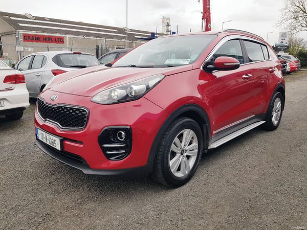 Kia Sportage SUV, Diesel, 2017, Red