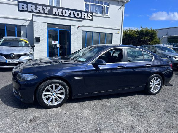 BMW 5-Series Saloon, Diesel, 2014, Blue